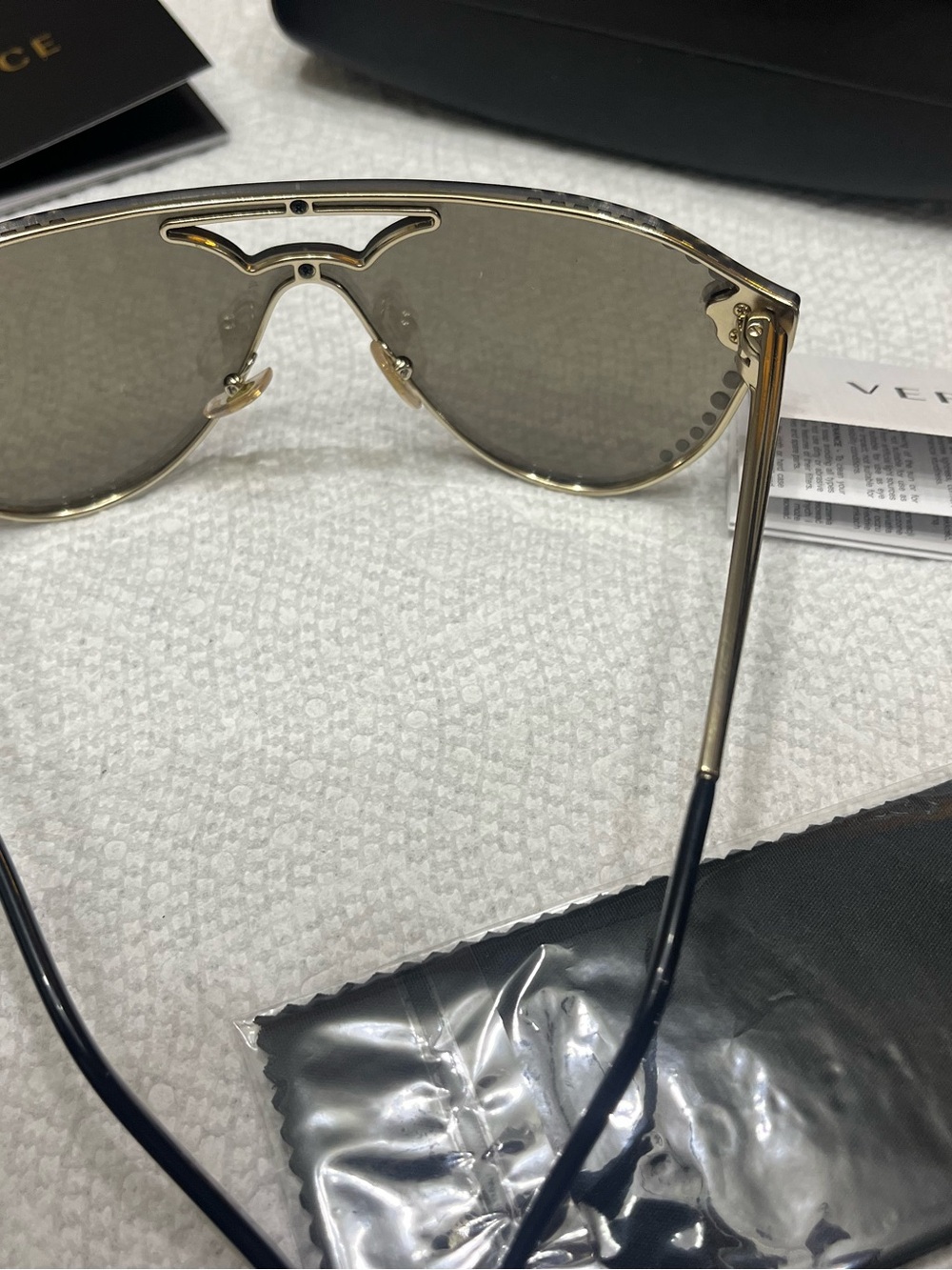 NIB Versace Rhinestone Sunglasses - Picture 6 of 11